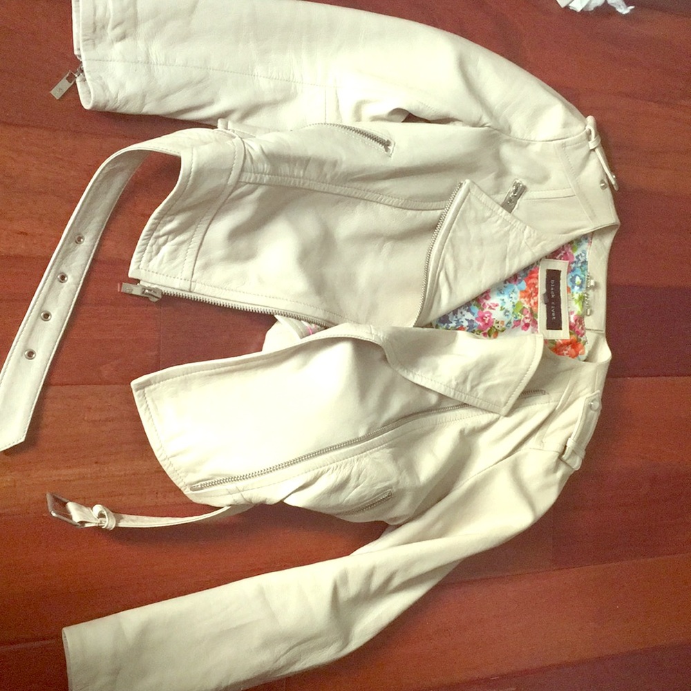 White Leather Jacket